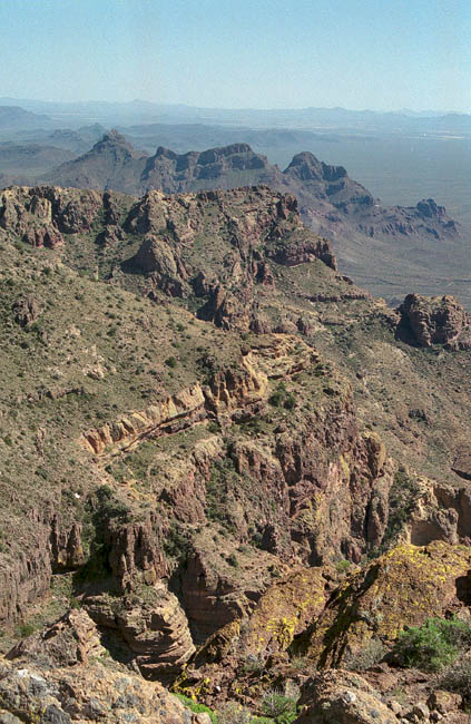 Mount Ajo view South along the ridge