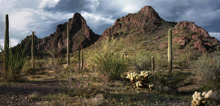 North Ajo Peak seen from south